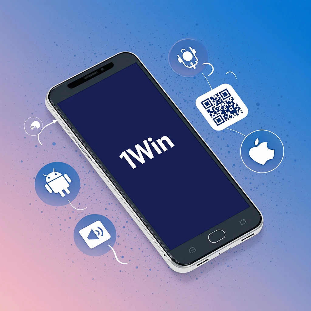 1win mobile app 1win for Android e iOS con code QR - descarga 
